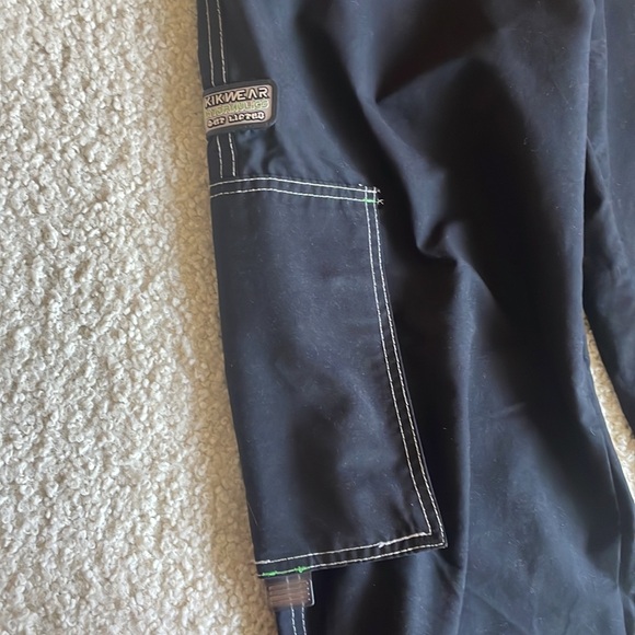 Vintage Kik Wear Hydraulics Get Lifted Baggy Y2K 90’s Black Cargo Pants - Picture 2 of 4